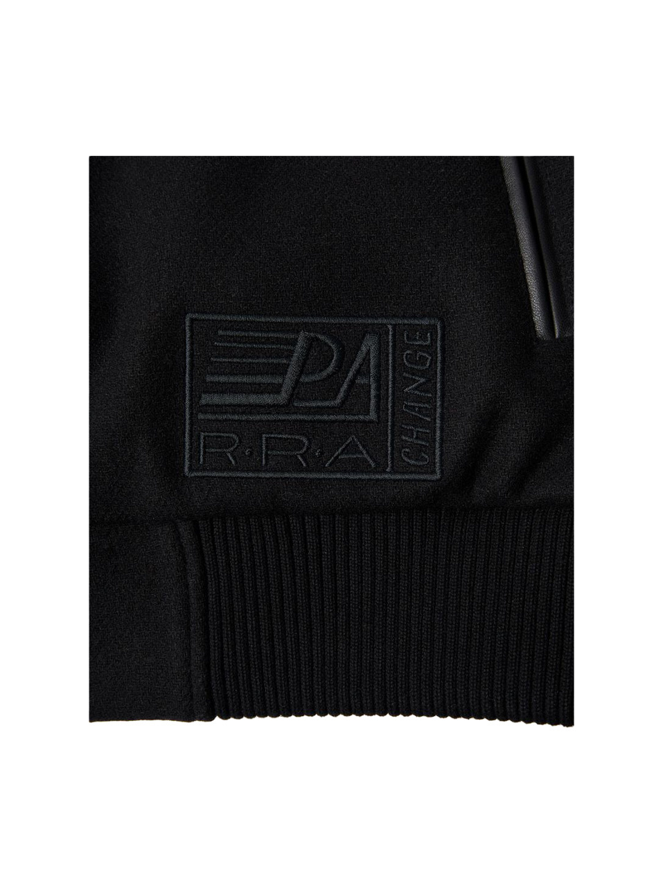 By Parra Not Movie Quality Varsity Jacket Black
