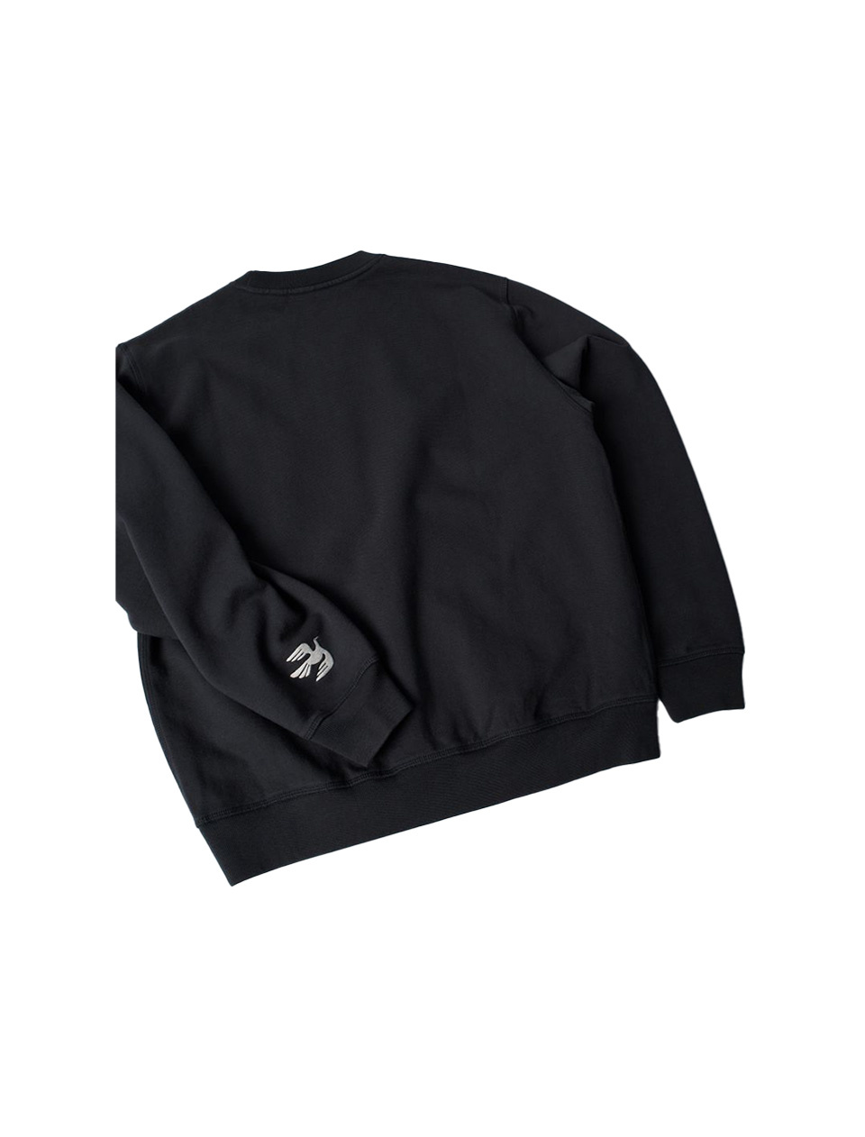 By Parra Weird Trad Logo Crewneck Sweatshirt Dark Navy