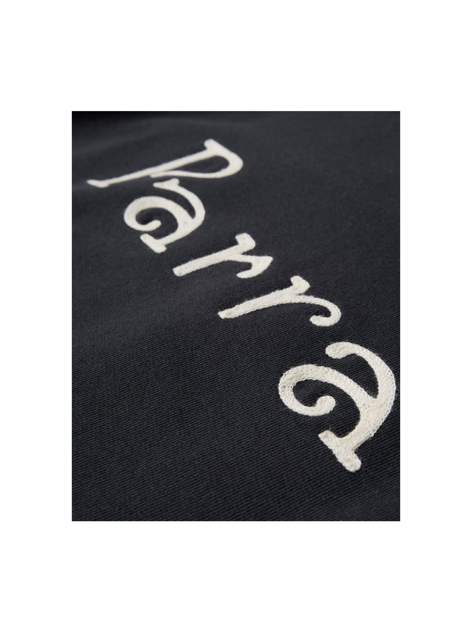 By Parra Weird Trad Logo Crewneck Sweatshirt Dark Navy
