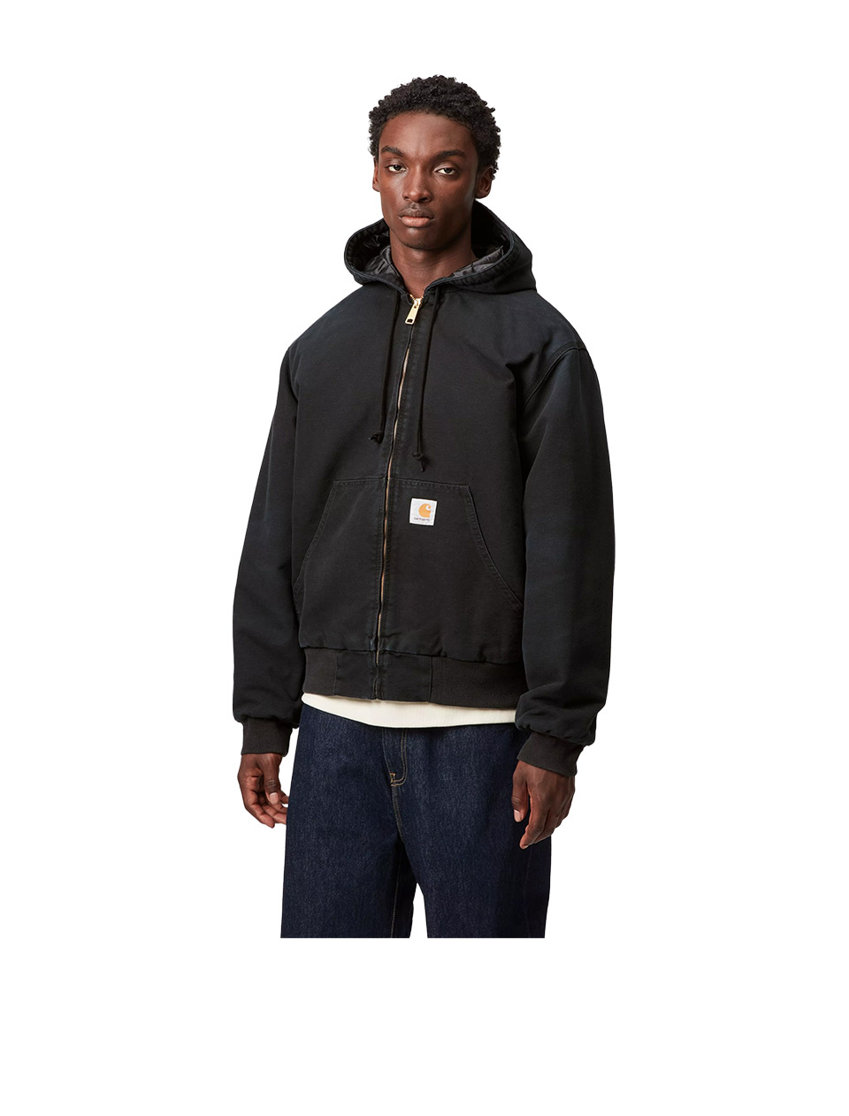 Carhartt WIP OG Active Jacket Black Stone Canvas