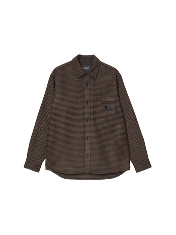 Carhartt WIP L/S Lowis Shirt Lowis Houndstooth Vitola Heather