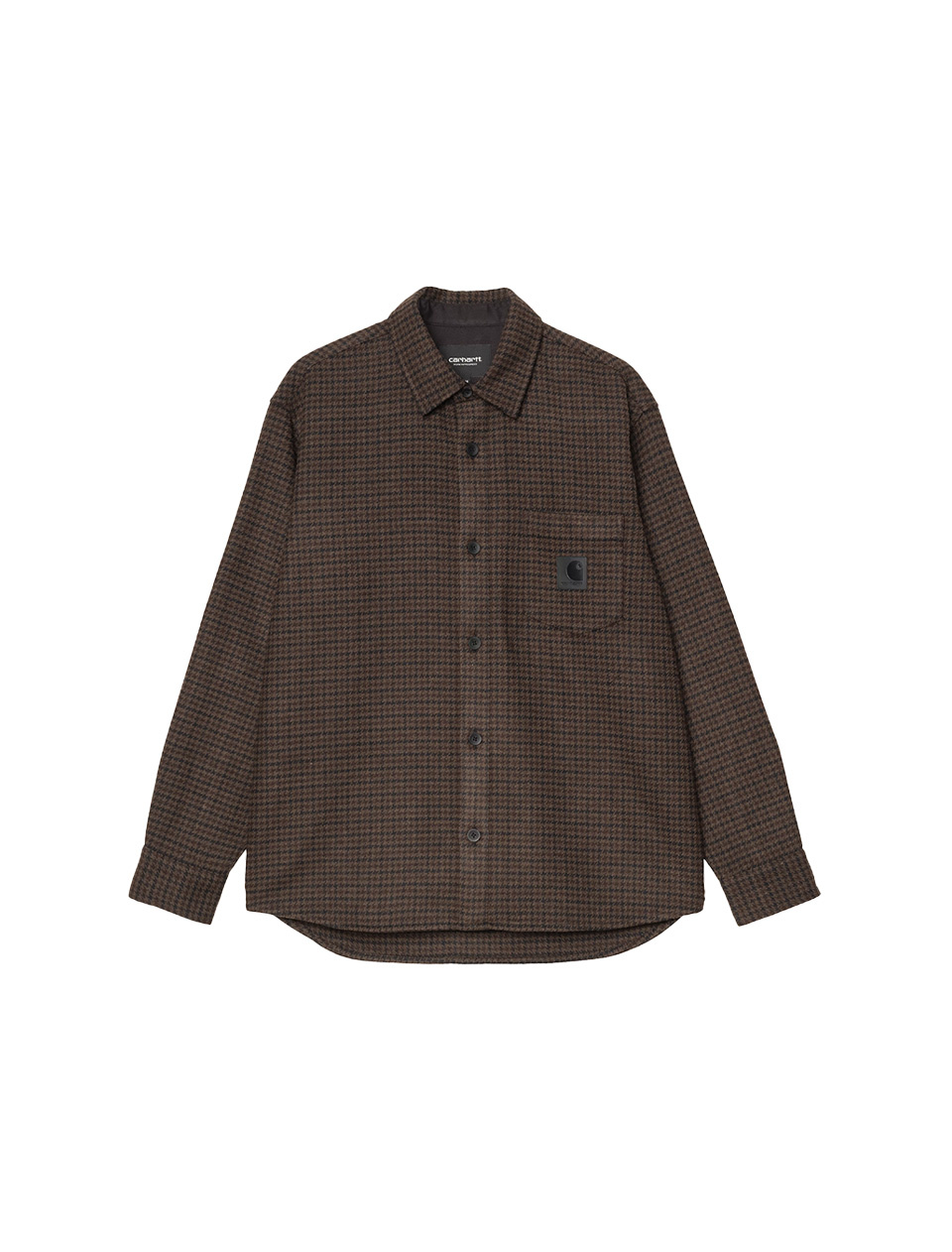 Carhartt WIP L/S Lowis Shirt Lowis Houndstooth Vitola Heather