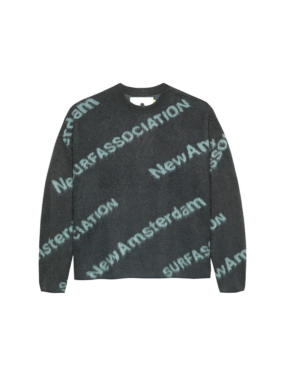 New Amsterdam Surf Association Jacquard Knit Shark Green Teal