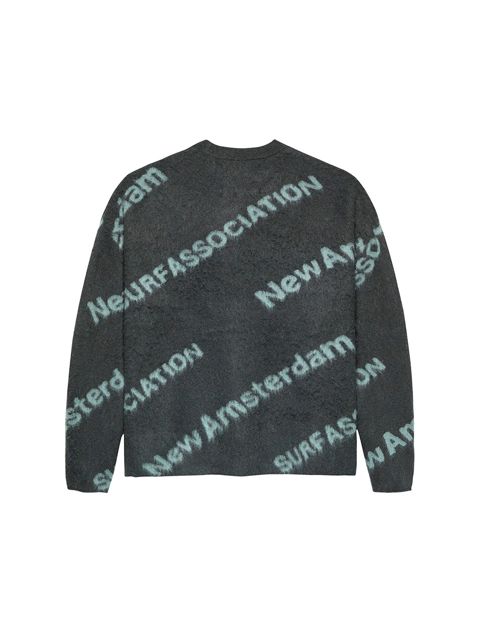 New Amsterdam Surf Association Jacquard Knit Shark Green Teal