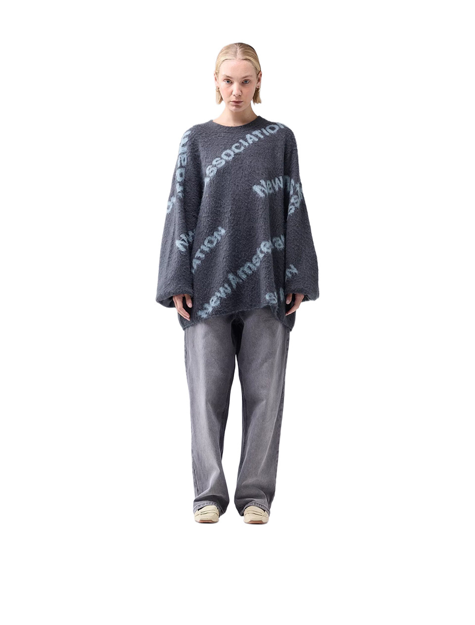 New Amsterdam Surf Association Jacquard Knit Shark Green Teal