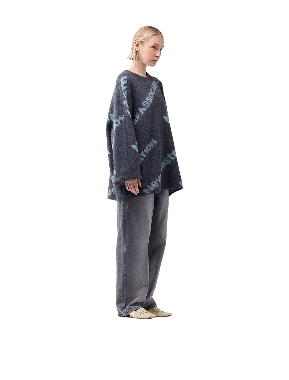 New Amsterdam Surf Association Jacquard Knit Shark Green Teal