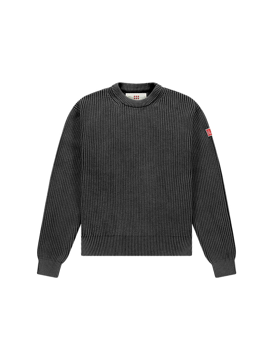 The New Originals Fisherman Rib Crewneck Black