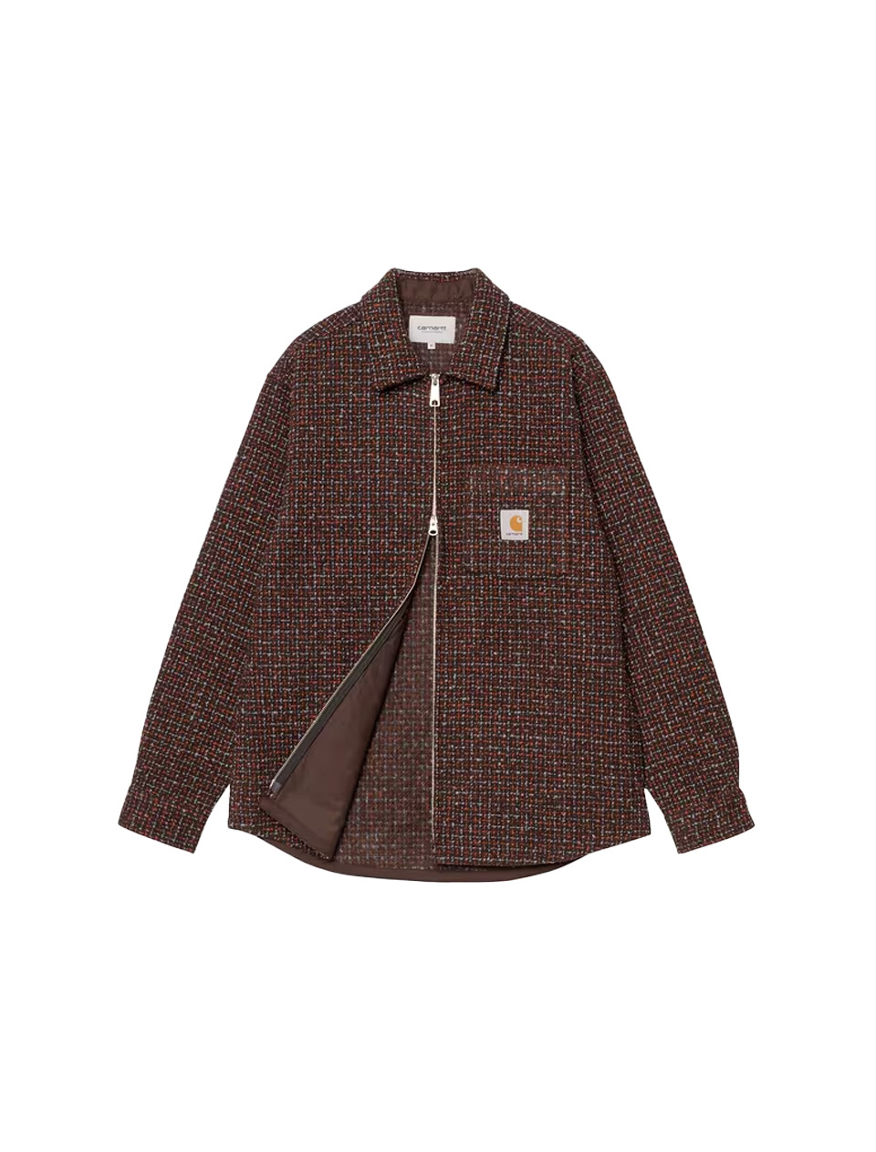 Carhartt WIP Bellamy Shirt Jac Bellamy Check Tobacco