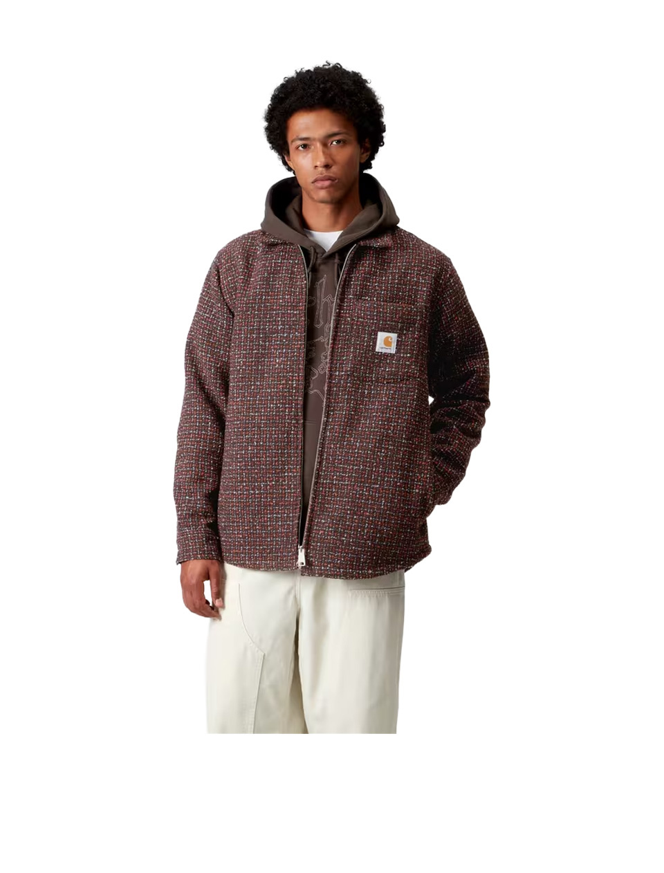 Carhartt WIP Bellamy Shirt Jac Bellamy Check Tobacco