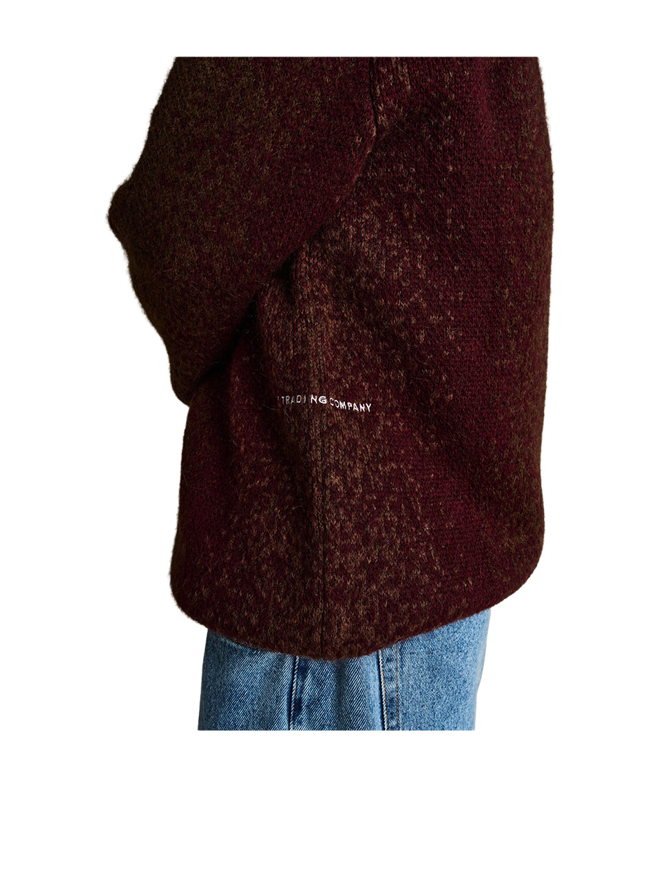 POP Trading Company Pop Mohair Striped Knitted Crewneck Multicolour