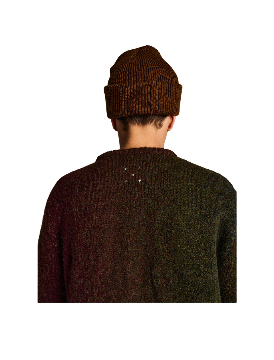 POP Trading Company Pop Mohair Striped Knitted Crewneck Multicolour