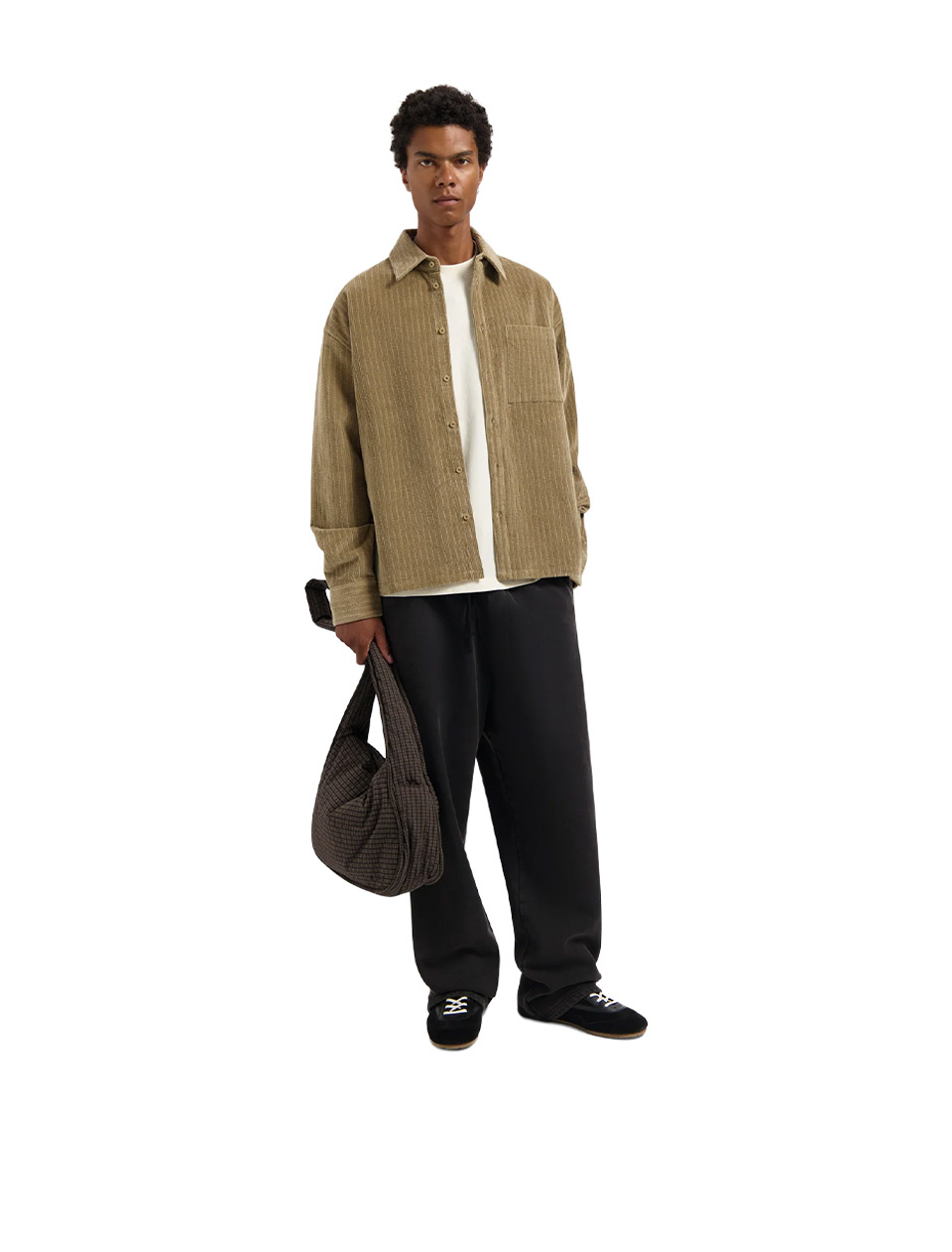 OLAF Corduroy Boxy Shirt Foxtrot