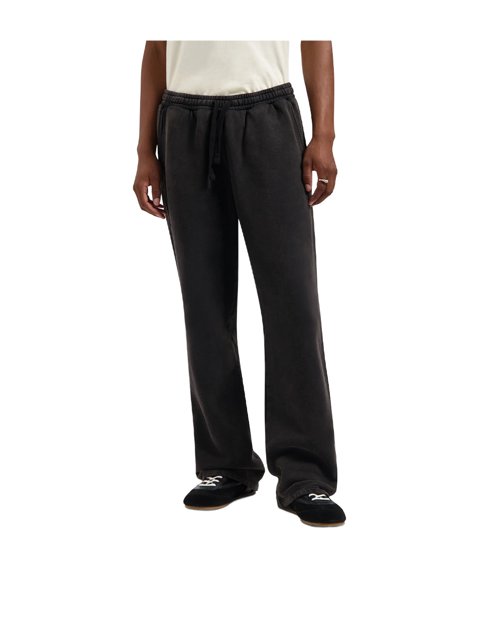 OLAF Washed Signature Straight Leg Sweat Pant Charcoal