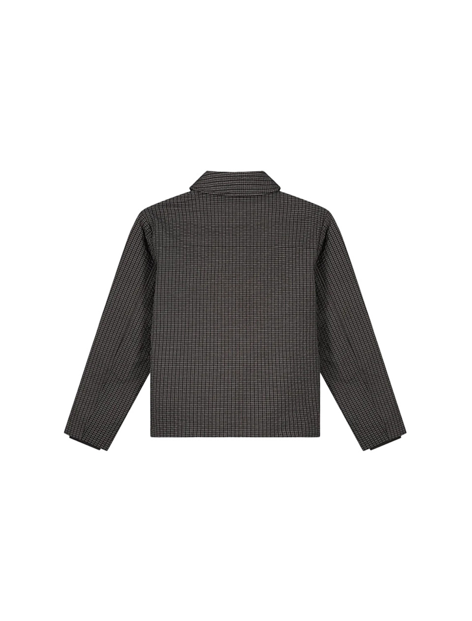 OLAF Checked Padded Coach Jacket Hot Fudge