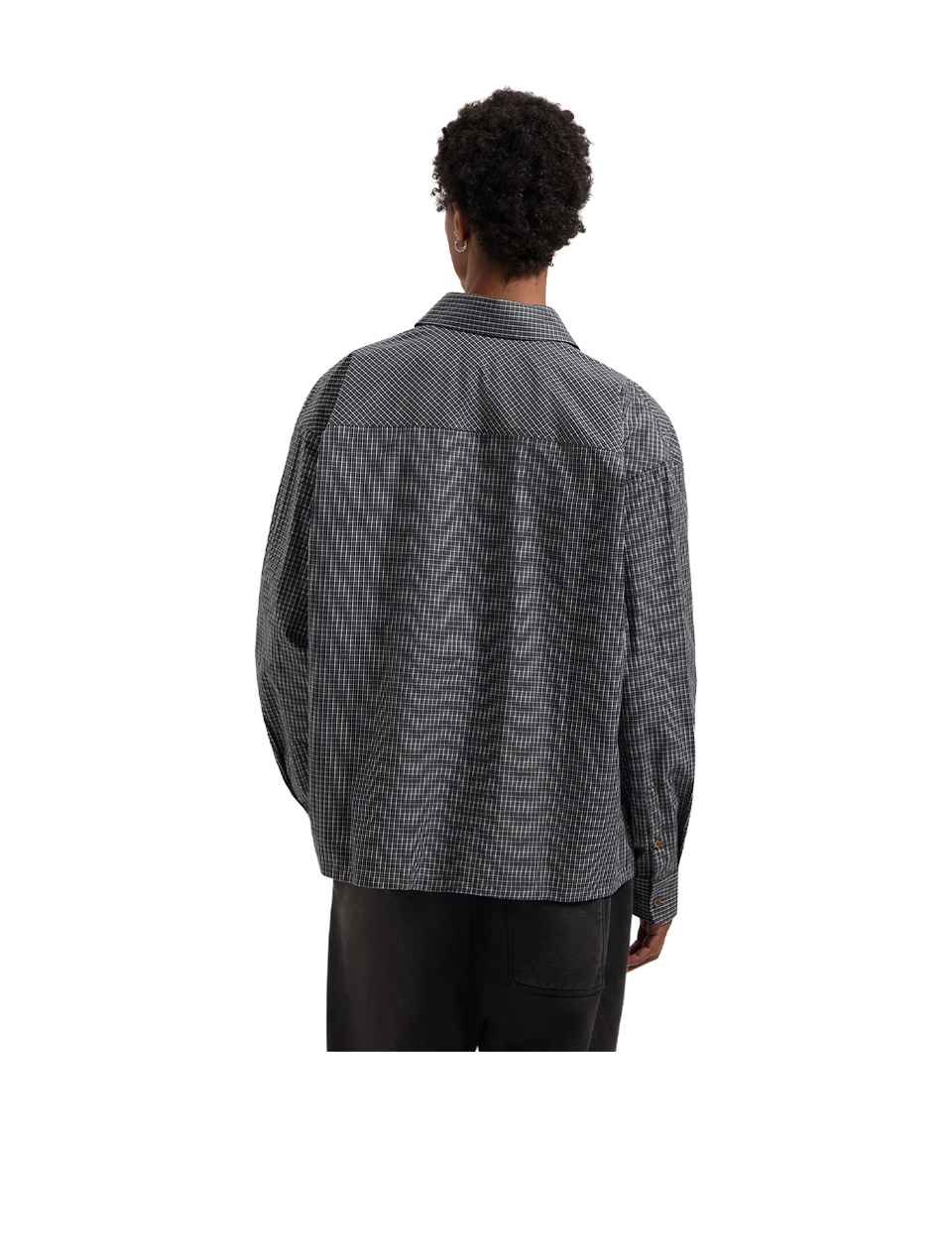 OLAF Checked Boxy Shirt Hot Fudge