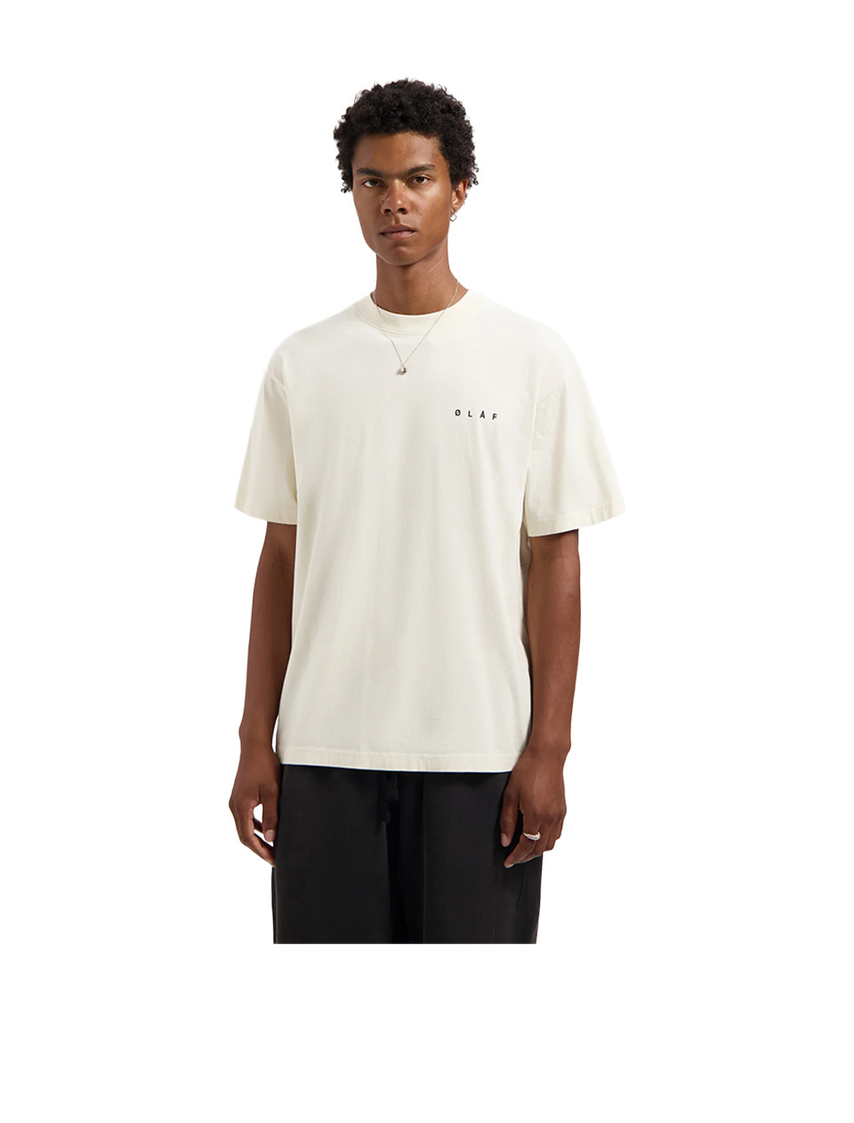 OLAF Crafted Face Tee Off-White