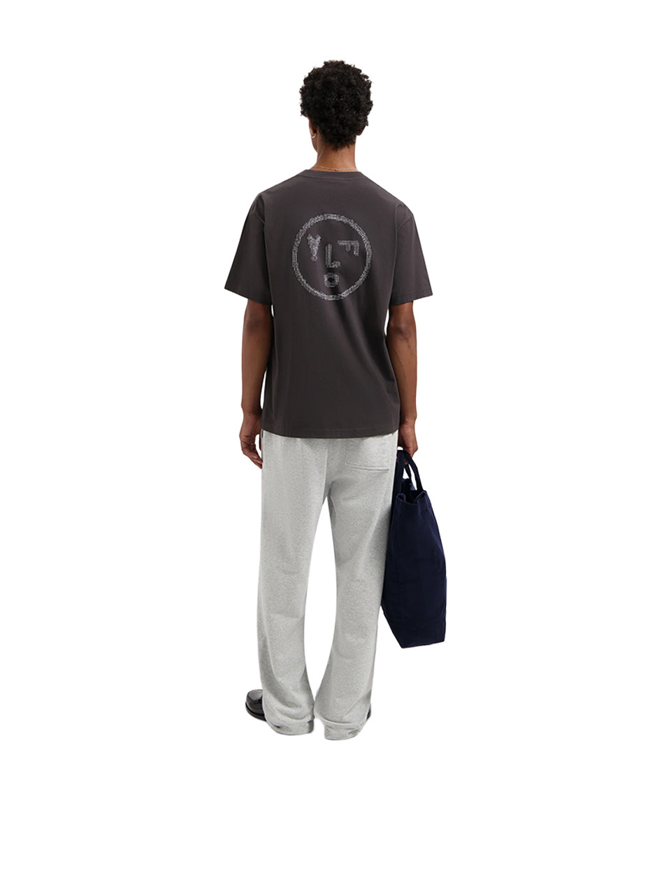 OLAF Crafted Face Tee Charcoal