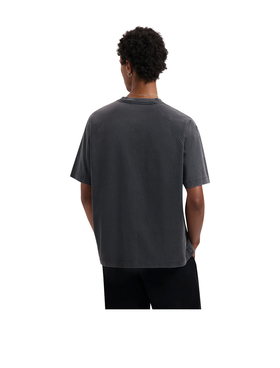 OLAF Washed Signature Tee Charcoal