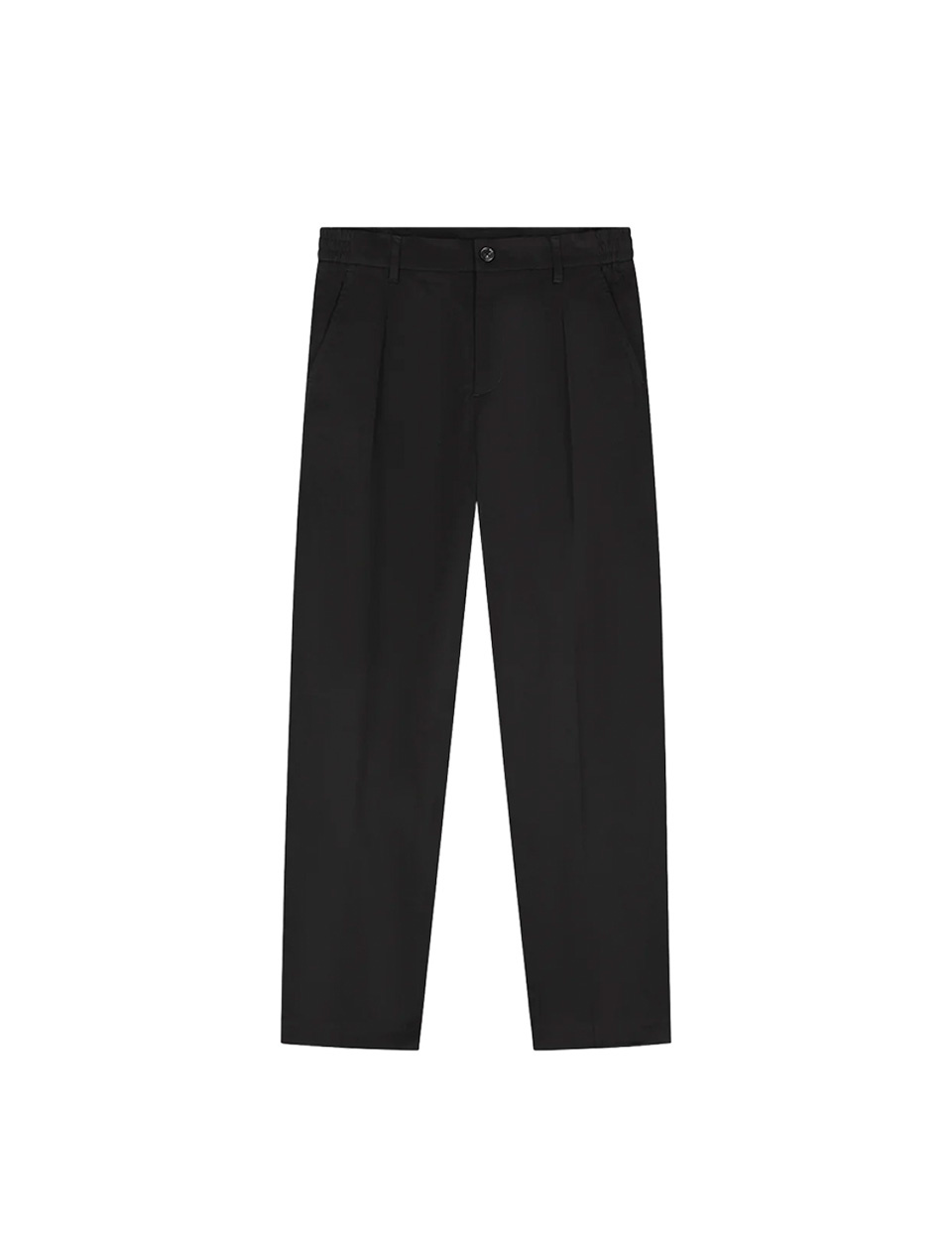 OLAF Regular Pleated Pant Black