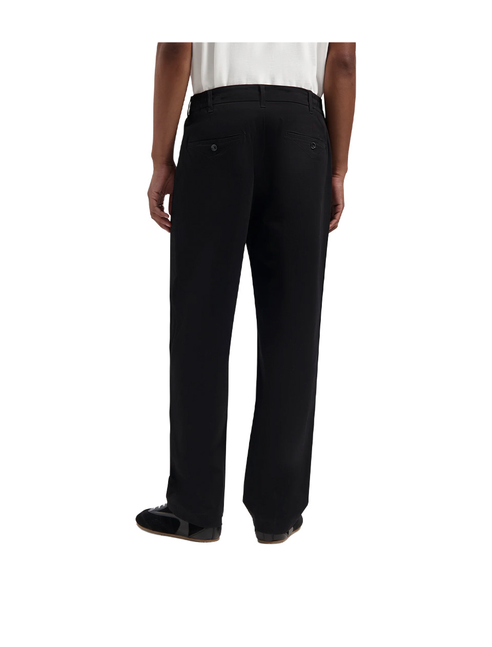 OLAF Regular Pleated Pant Black