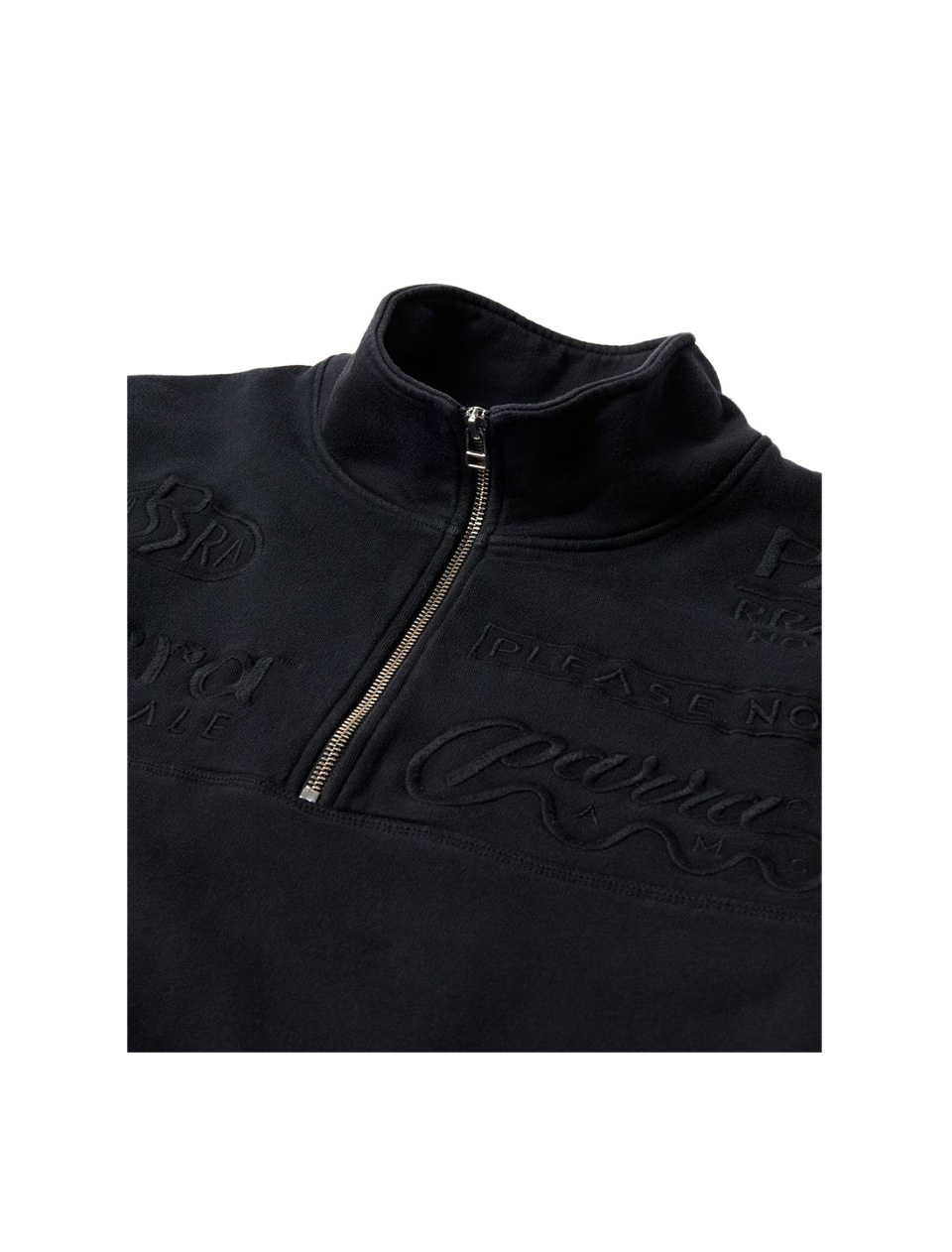 By Parra Media Training Quarter Zip Pullover Black