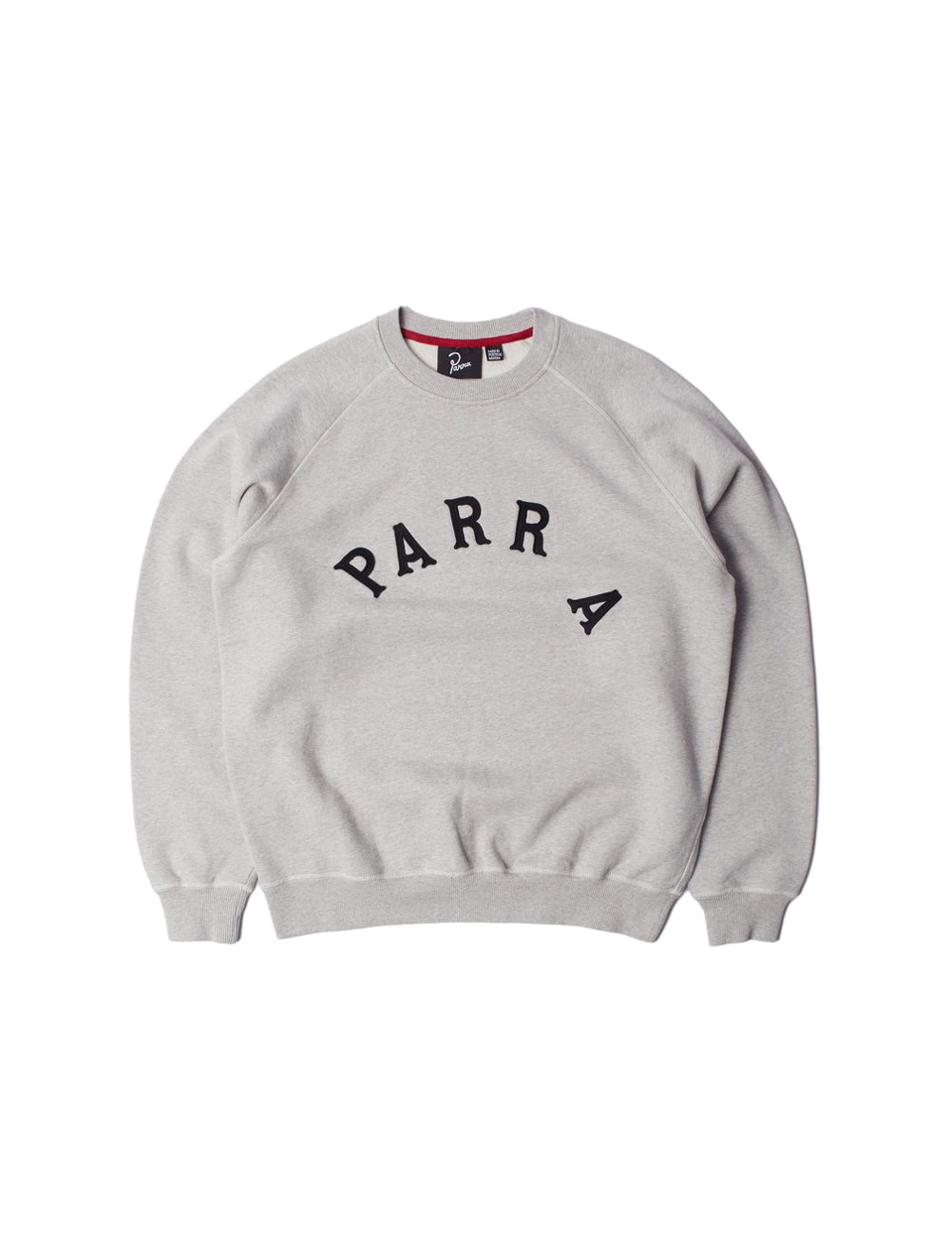 By Parra Drunk Parent Crew Neck Sweatshirt Heather Grey