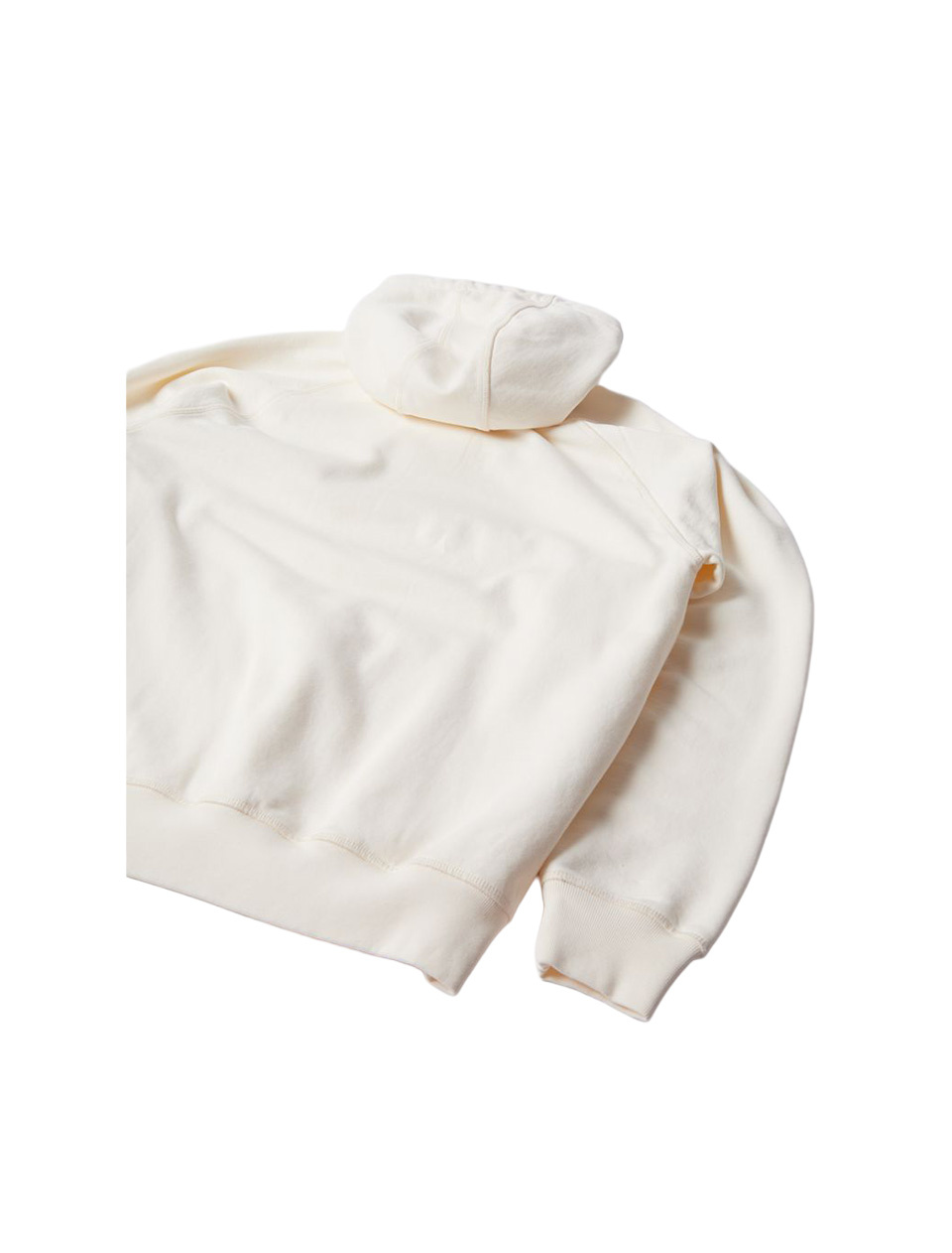 By Parra Circled Script Logo Hooded Sweatshirt Off White