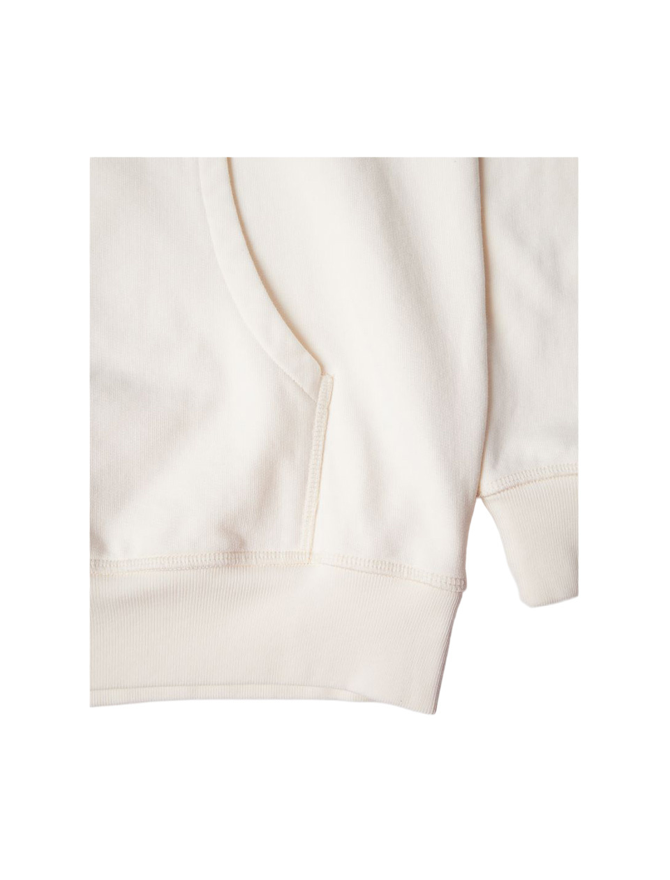 By Parra Circled Script Logo Hooded Sweatshirt Off White