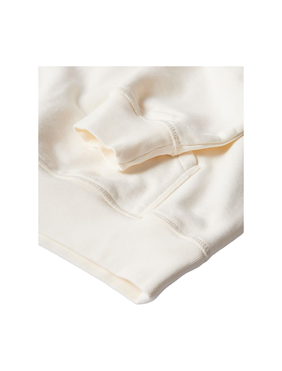 By Parra Circled Script Logo Hooded Sweatshirt Off White