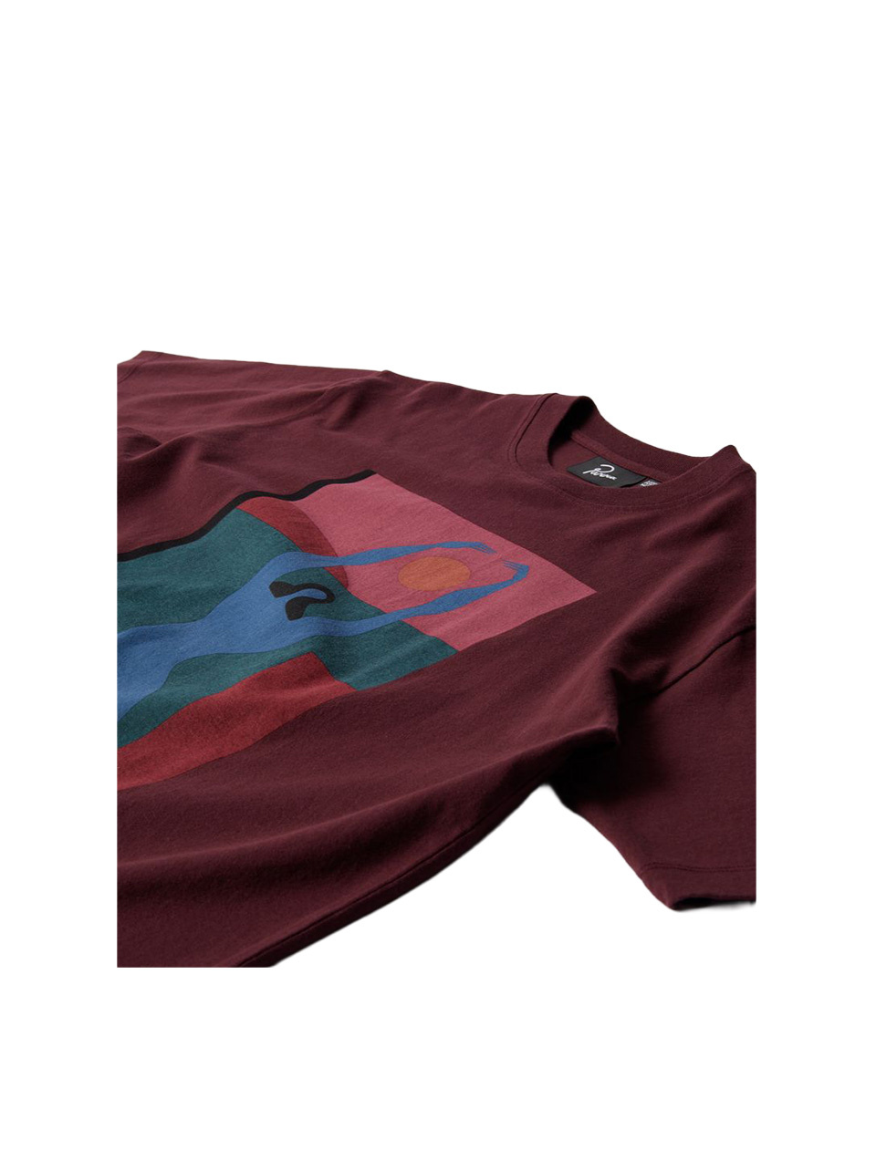 By Parra Protect The Sun T-Shirt Dark Burgundy