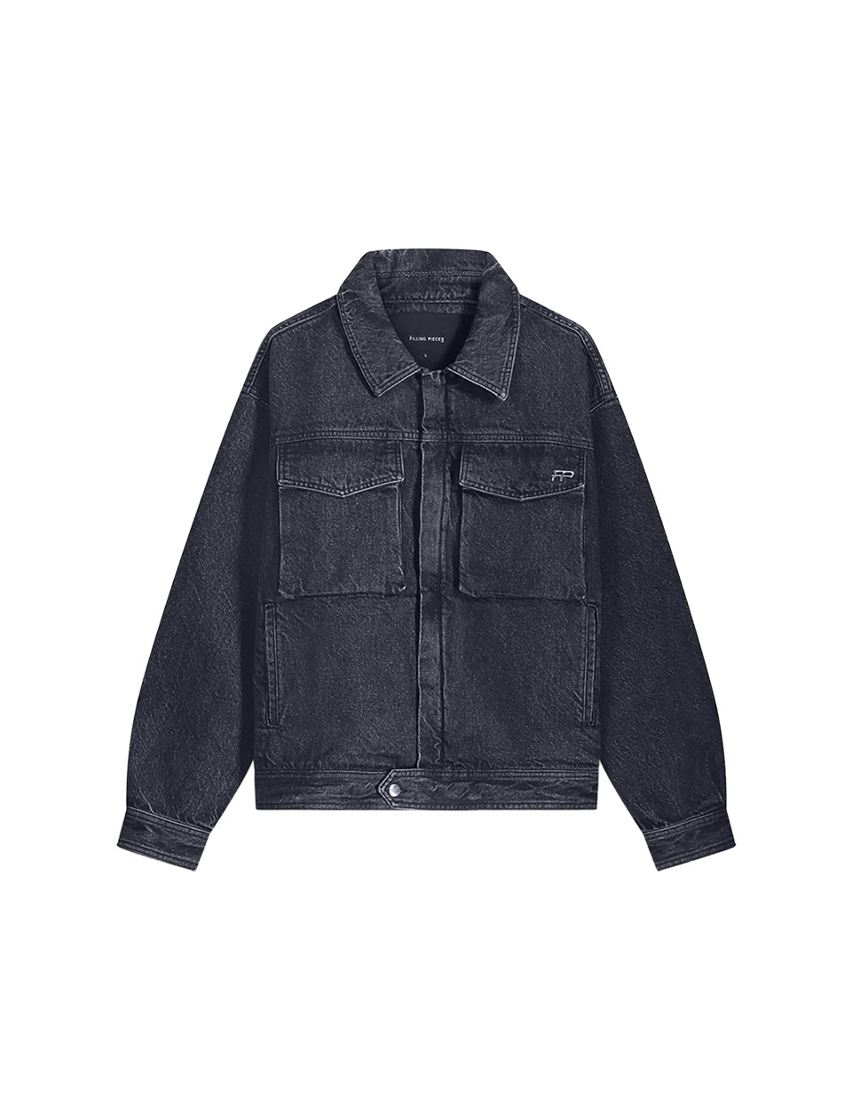 Filling Pieces Denim Jacket Washed Black