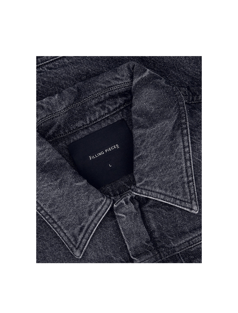 Filling Pieces Denim Jacket Washed Black