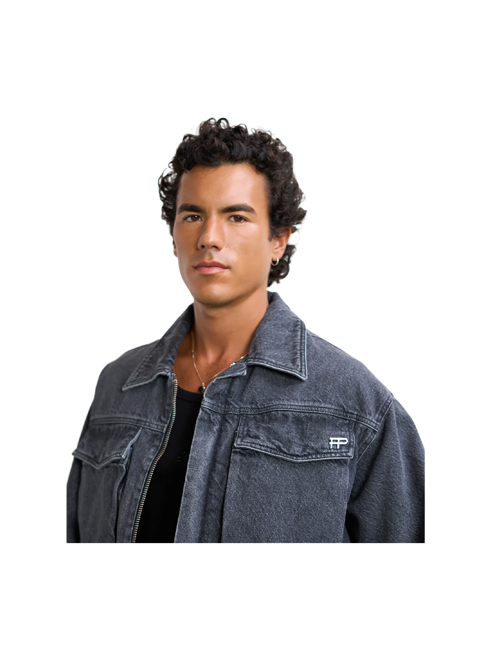 Filling Pieces Denim Jacket Washed Black