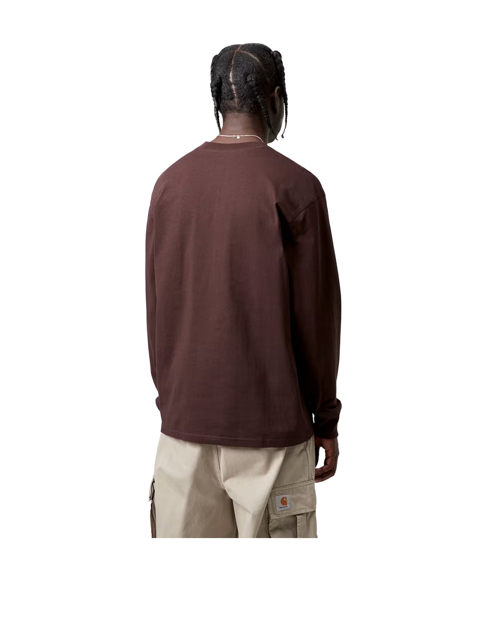 Carhartt WIP L/S American Script T-Shirt Palisander