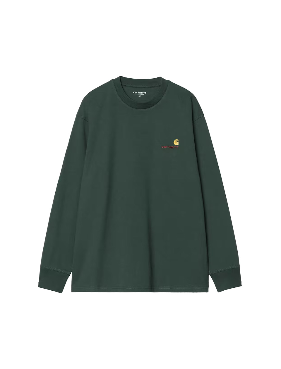 Carhartt WIP L/S American Script T-Shirt Kale Green