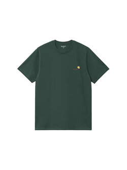 Carhartt WIP S/S American Script T-Shirt Kale Green