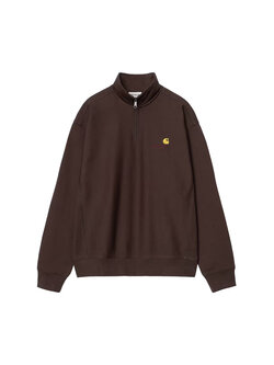 Carhartt WIP Half Zip American Script Sweat Palisander