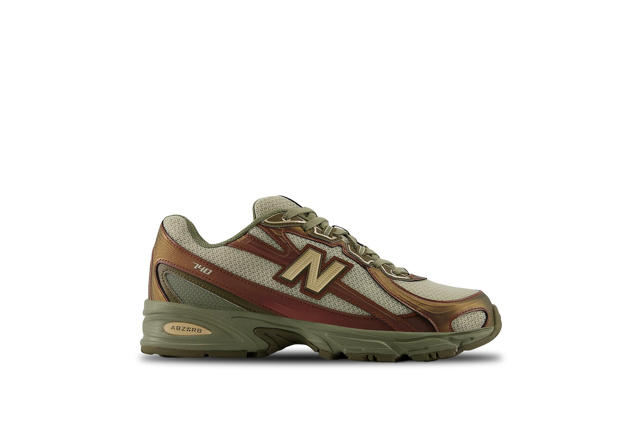 New Balance 740 Woodland Dark Olivine Shipyard Rich Oak