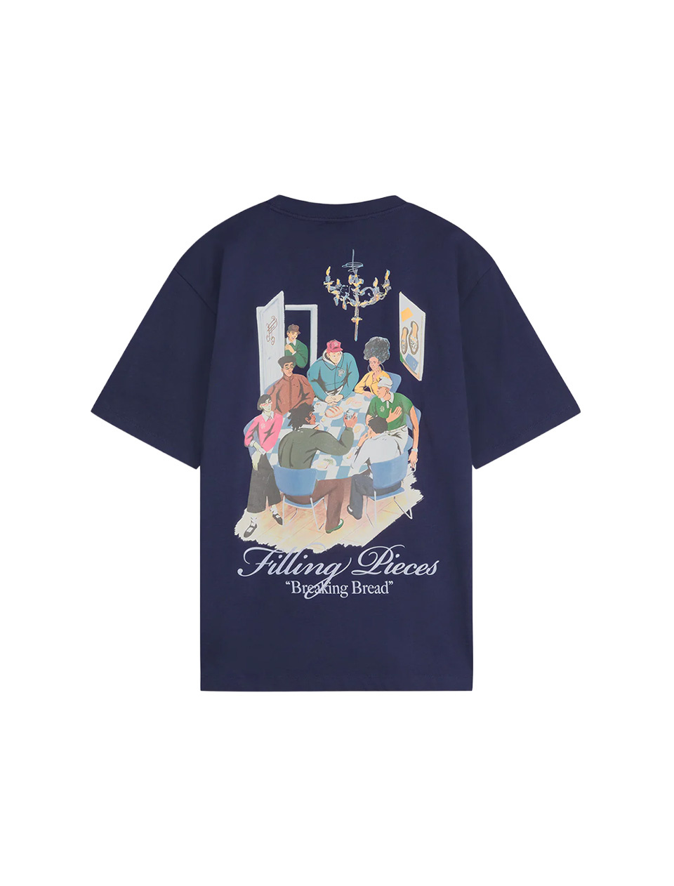 Filling Pieces T-shirt Supper Maritime Blue