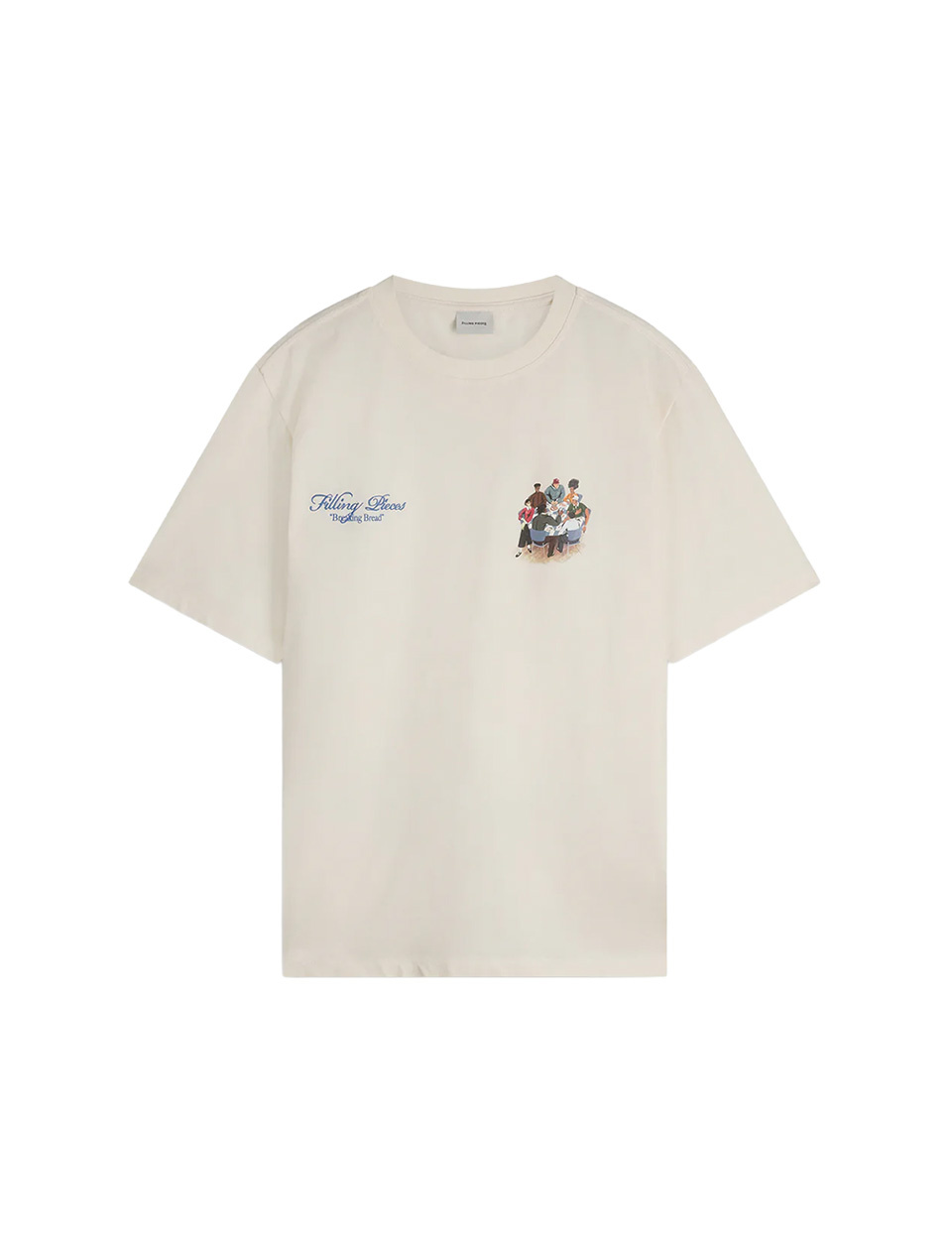 Filling Pieces T-shirt Supper Antique White