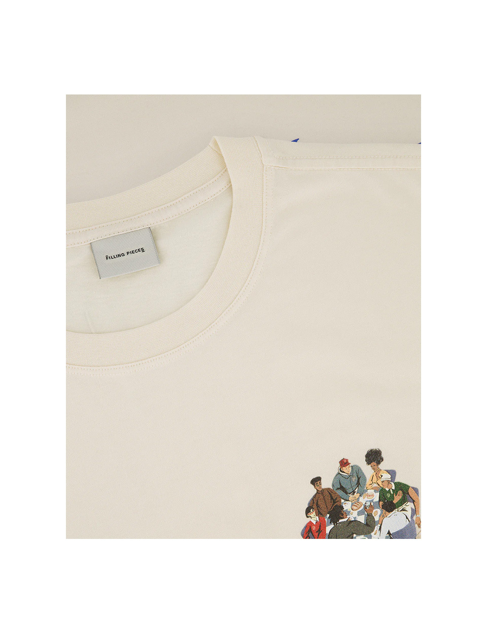 Filling Pieces T-shirt Supper Antique White