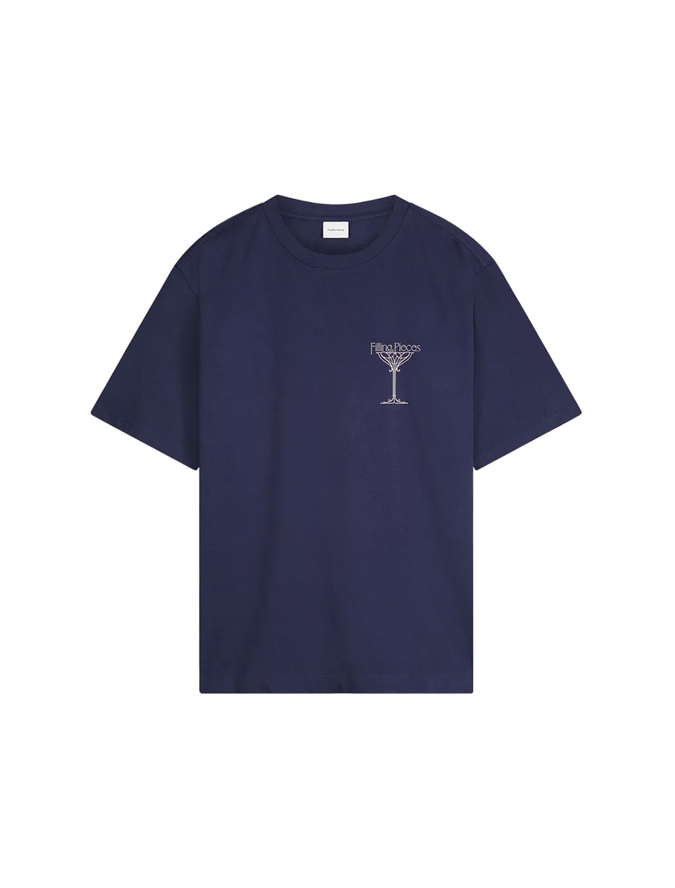 Filling Pieces Champagne T-Shirt Maritime Blue
