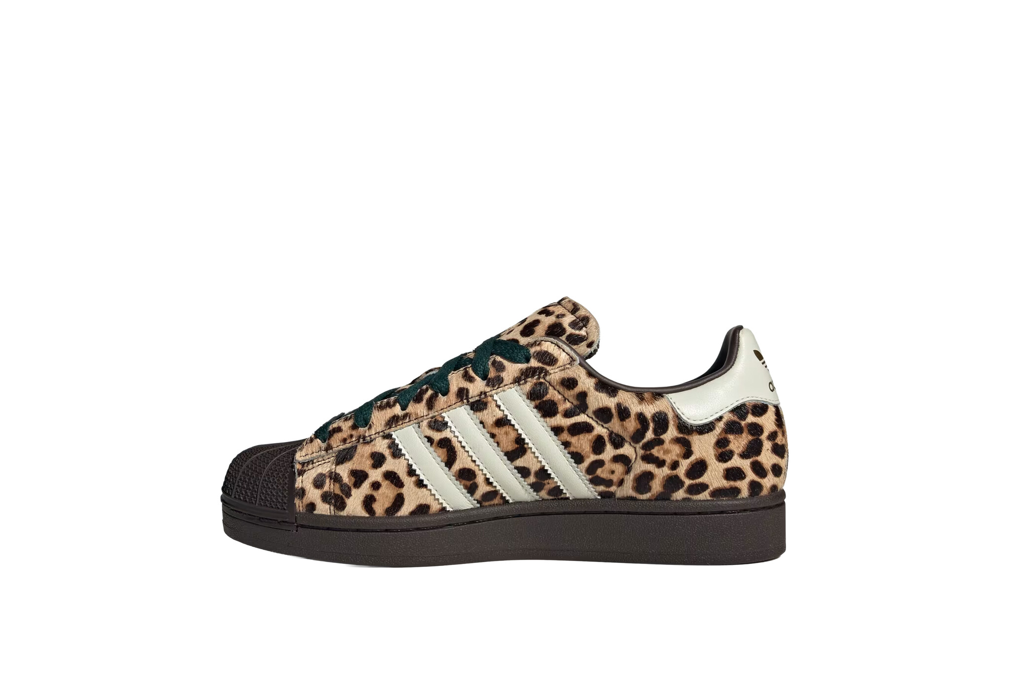 Adidas Superstar II W Dark Brown Ivory Gold Metallic