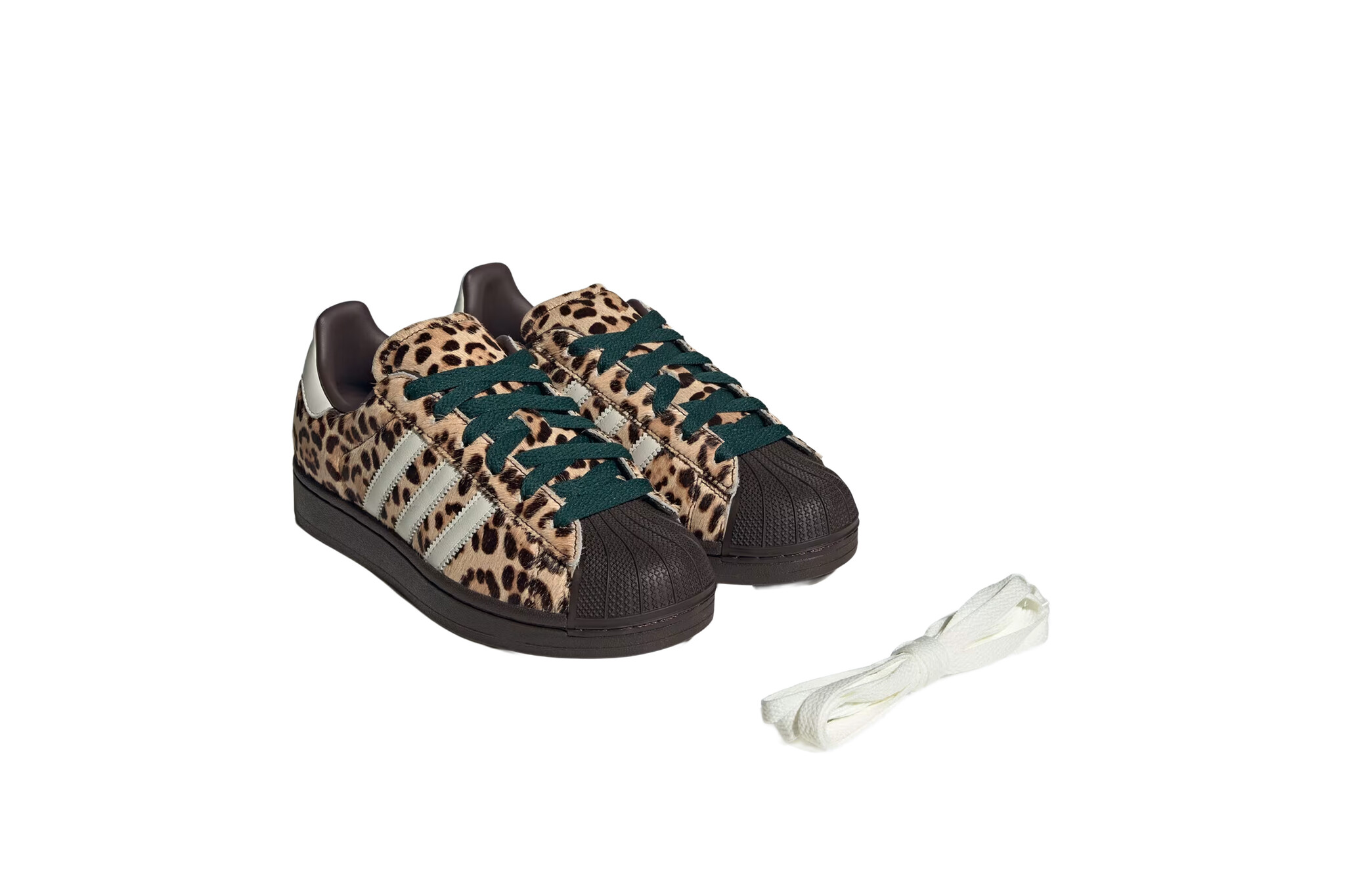 Adidas Superstar II W Dark Brown Ivory Gold Metallic