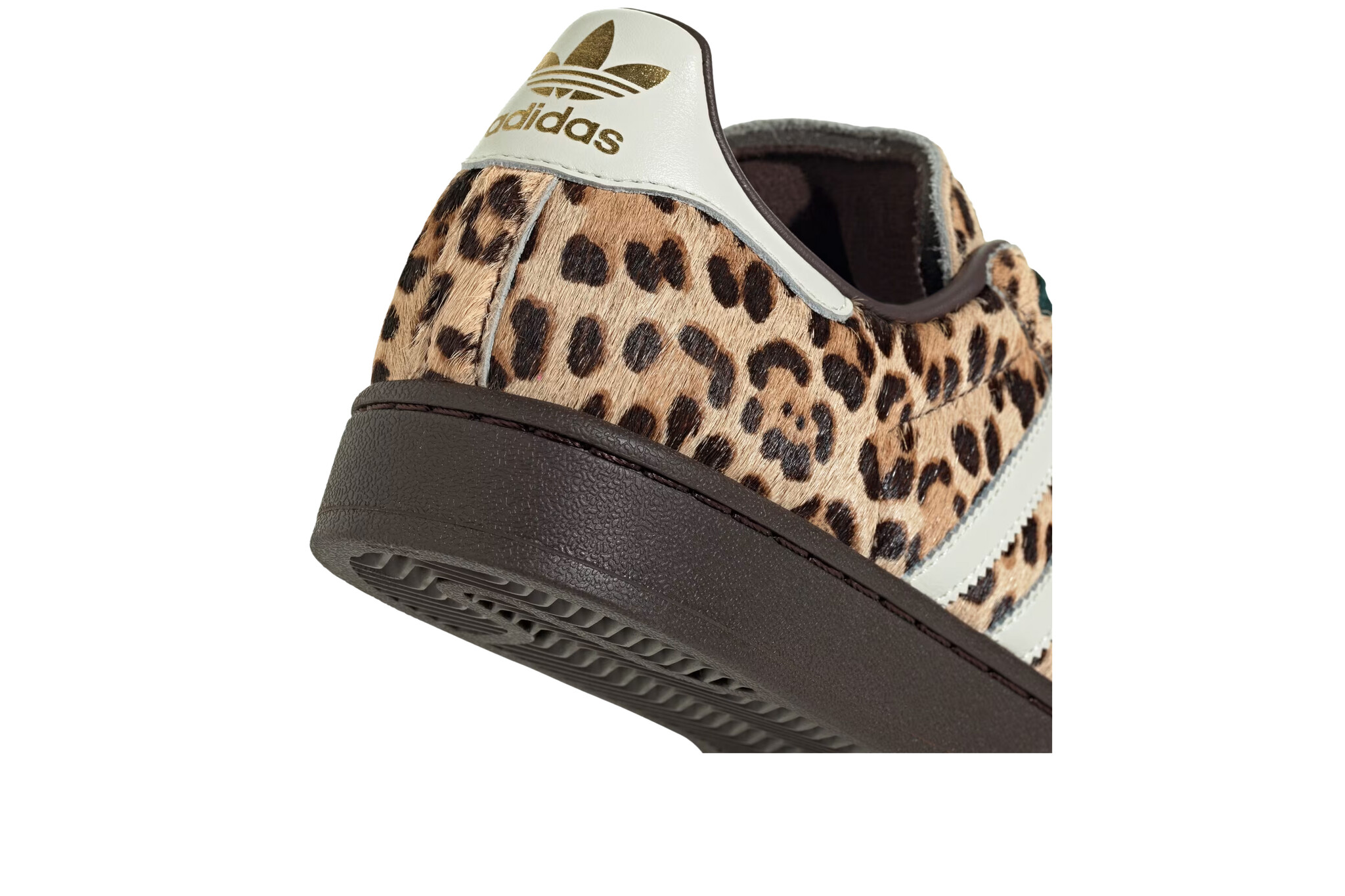 Adidas Superstar II W Dark Brown Ivory Gold Metallic