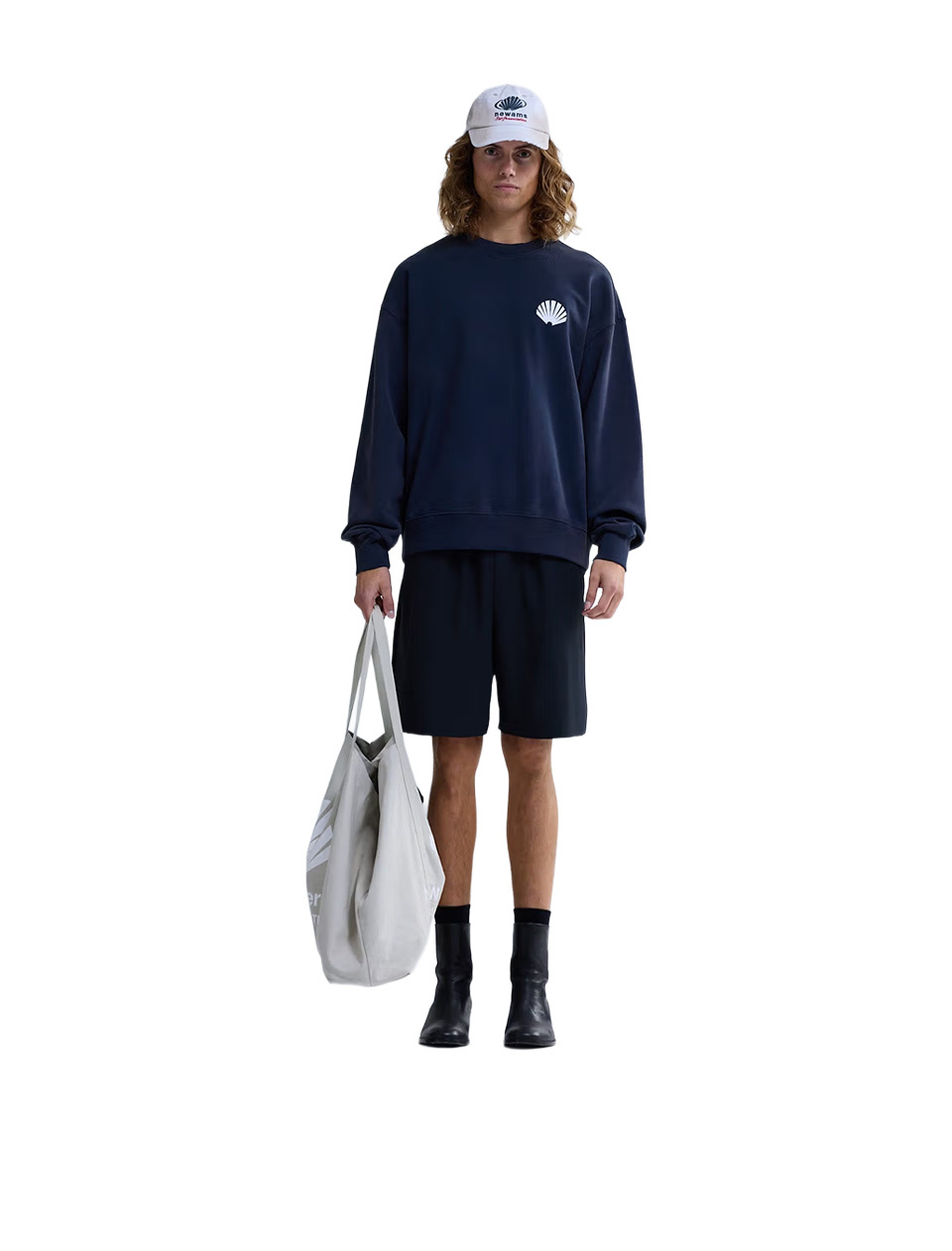 New Amsterdam Surf Association Logo Crewneck Navy