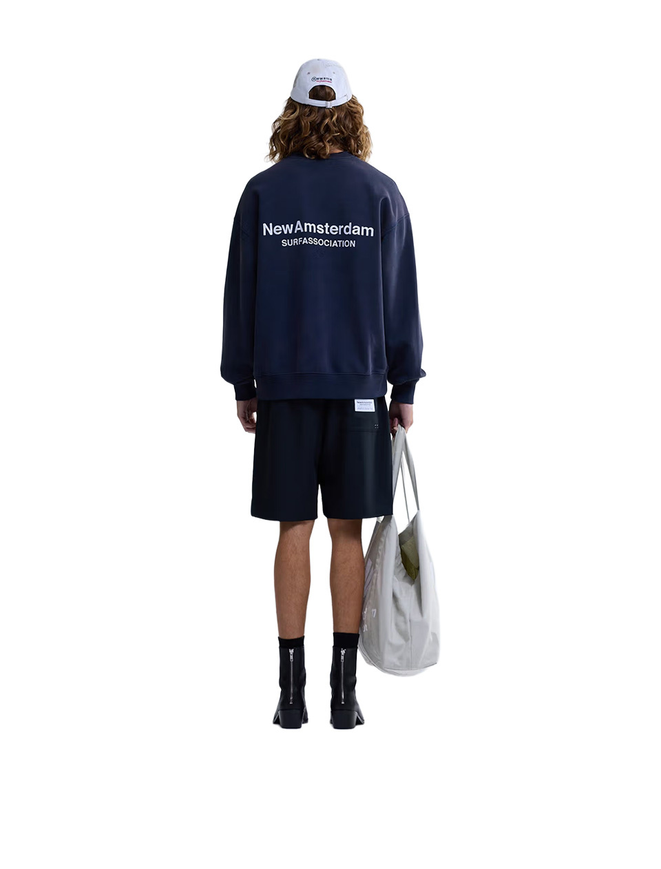 New Amsterdam Surf Association Logo Crewneck Navy