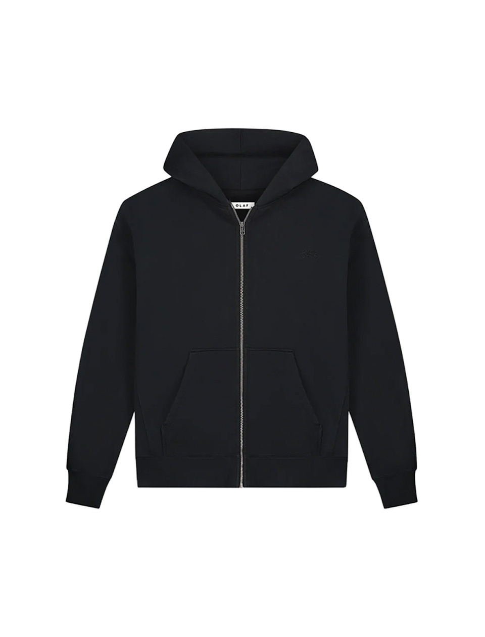 OLAF Signature Zip Hoodie Black