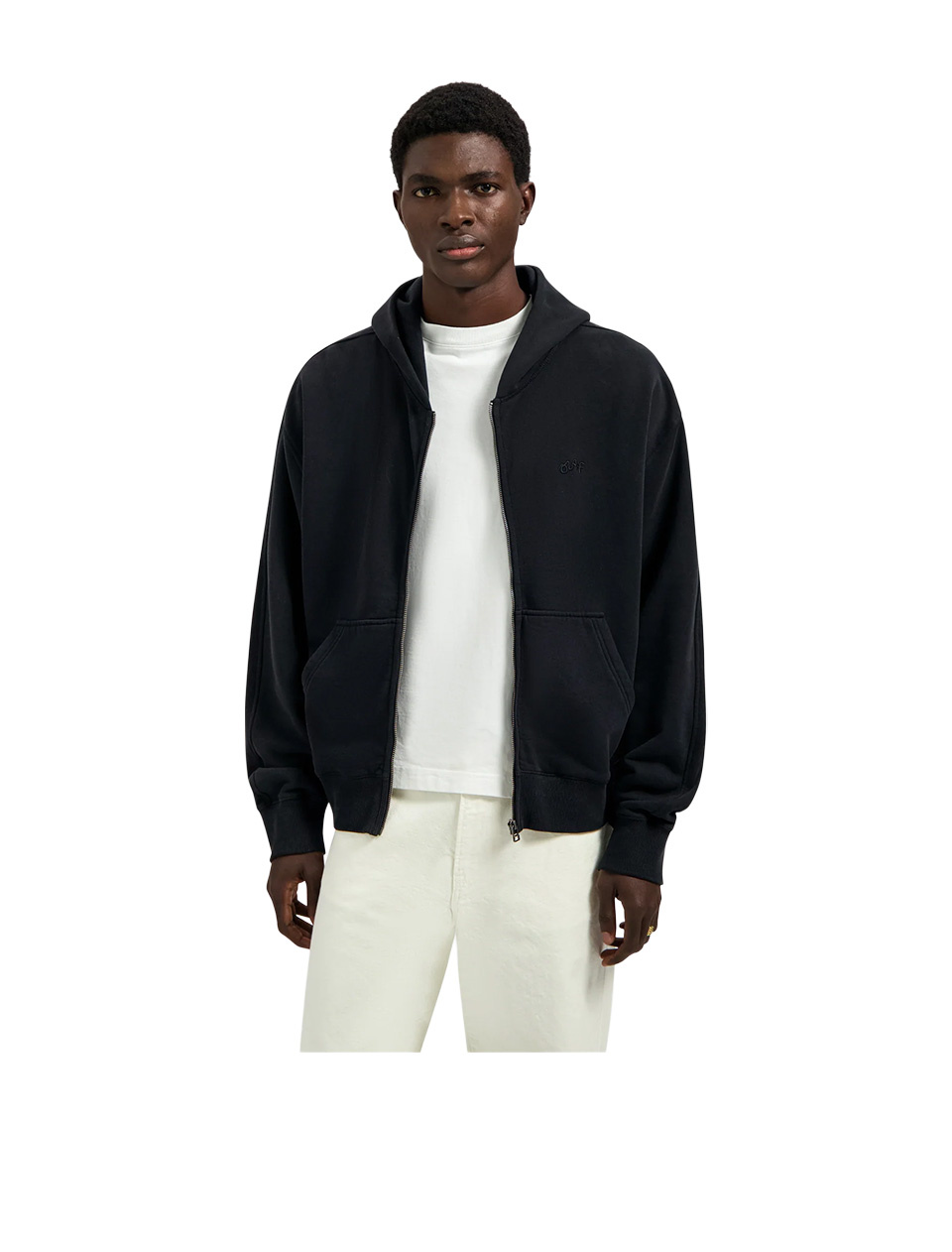 OLAF Signature Zip Hoodie Black