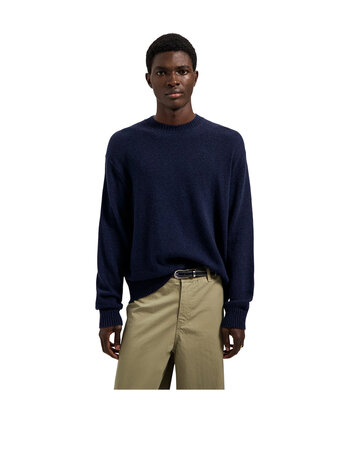 OLAF Essential Knitted Crewneck Navy